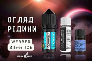 Огляд сольової жижі WEBBER Silver ICE: Переваги та недоліки фото