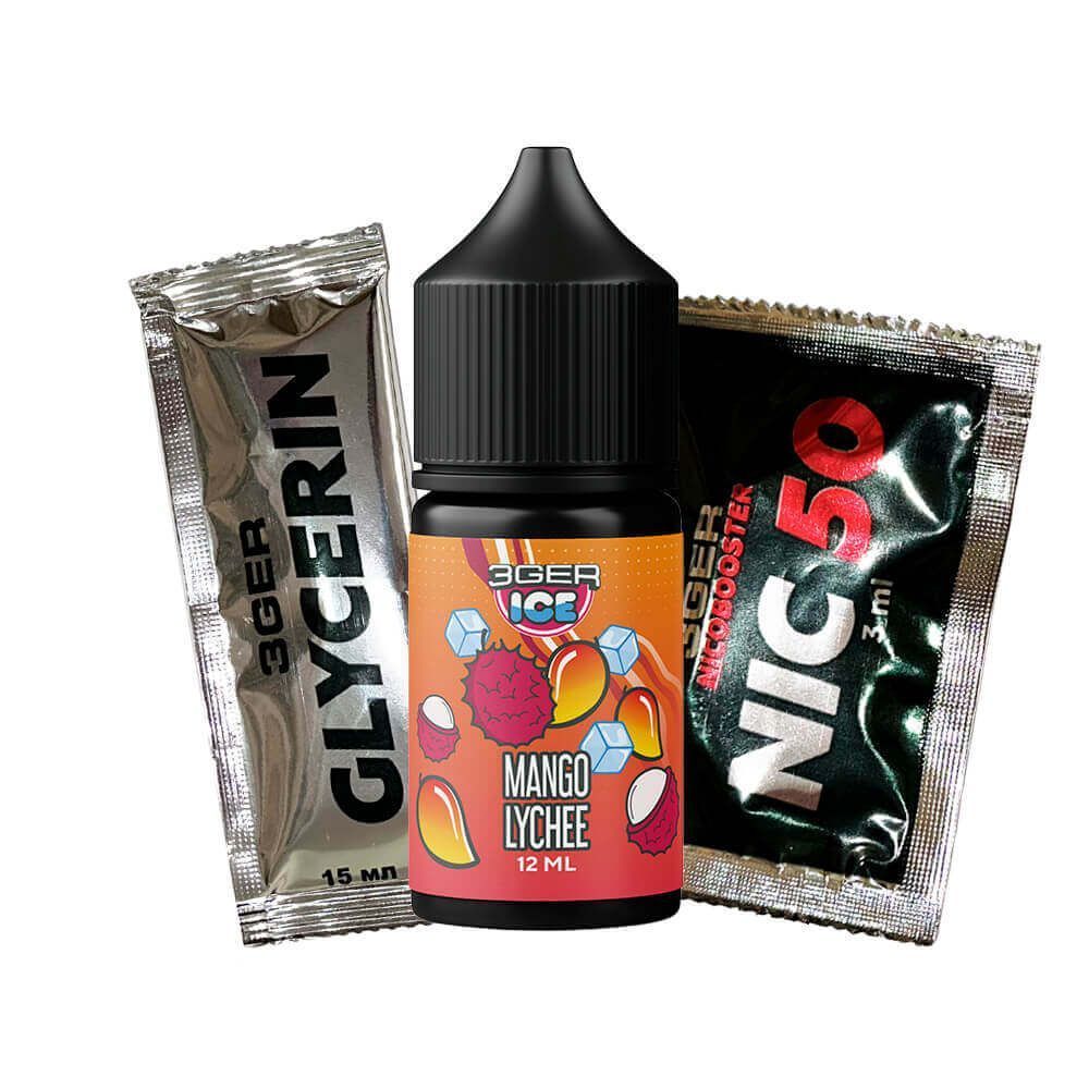 Набор 3GER 30ml – Mango Lychee фото Набор 3GER 30ml – Mango Lychee