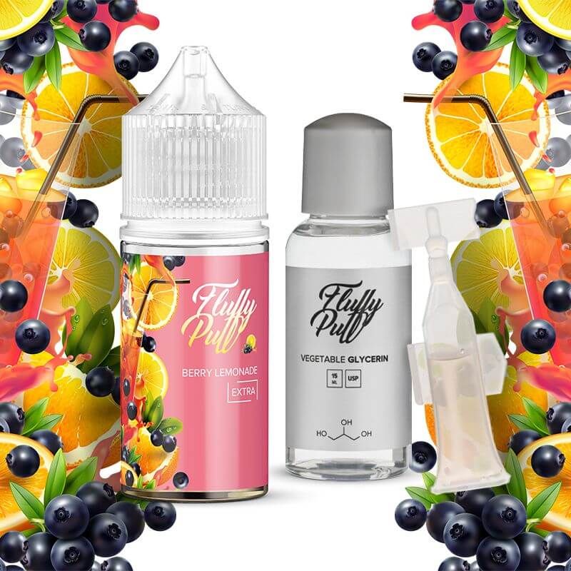 Набор Fluffy Puff 30ml 50mg – Berry Lemonade