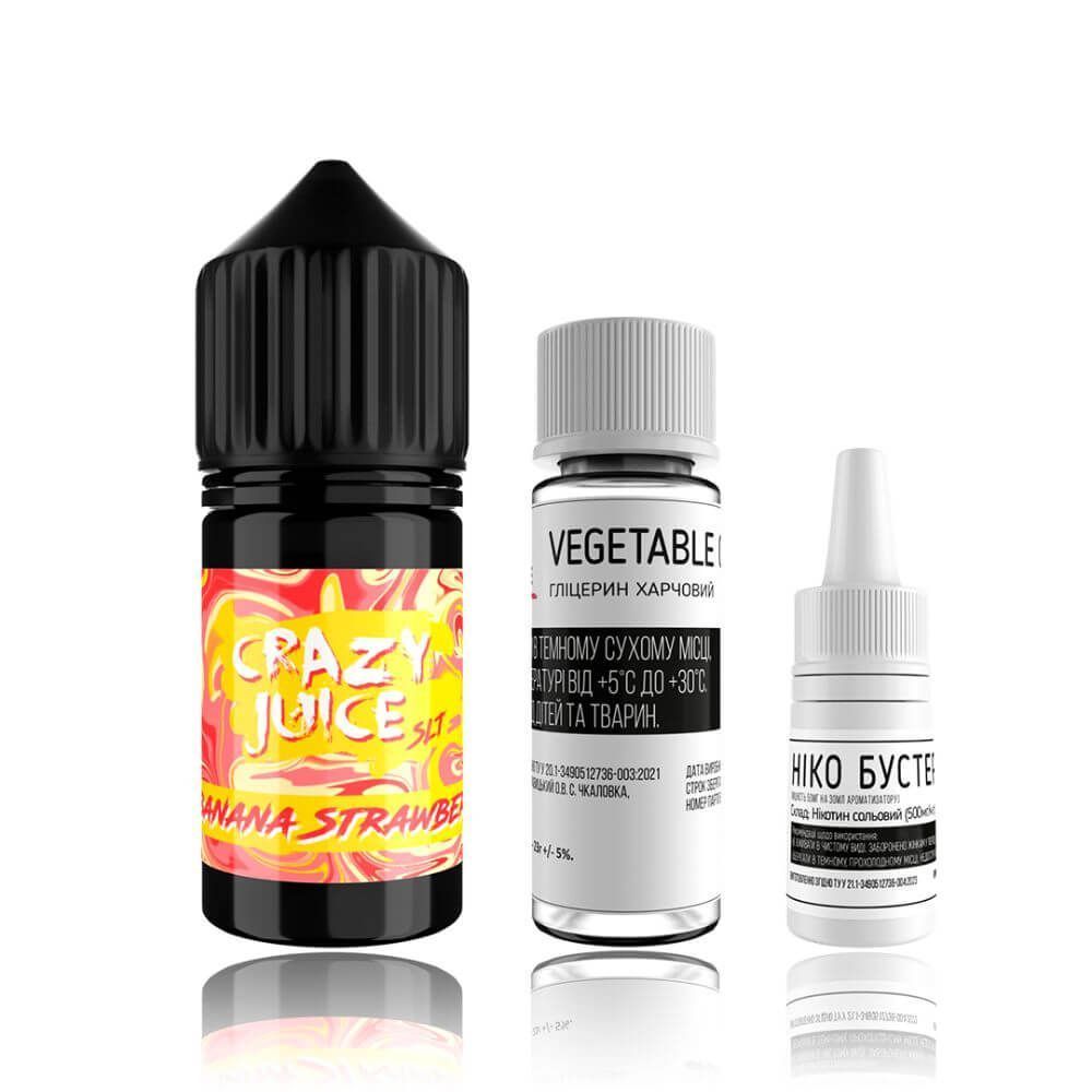 Набір Crazy Juice 30ml &ndash; Banana Strawberry