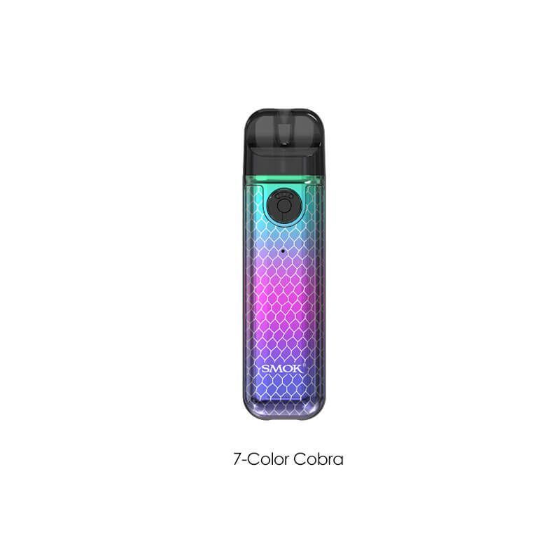 Стартовий набір SMOK Novo 4 Mini (900mAh 2ml) – 7 Color Cobra фото Стартовый набор SMOK Novo 4 Mini (900mAh 2ml) – 7 Color Cobra