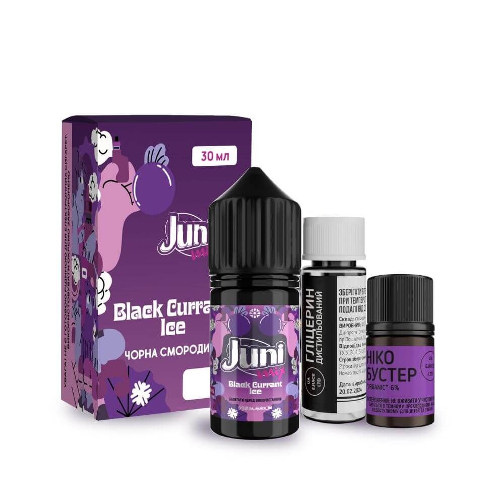 Набір JUNI Mix 30ml – Blackcurrant ICE