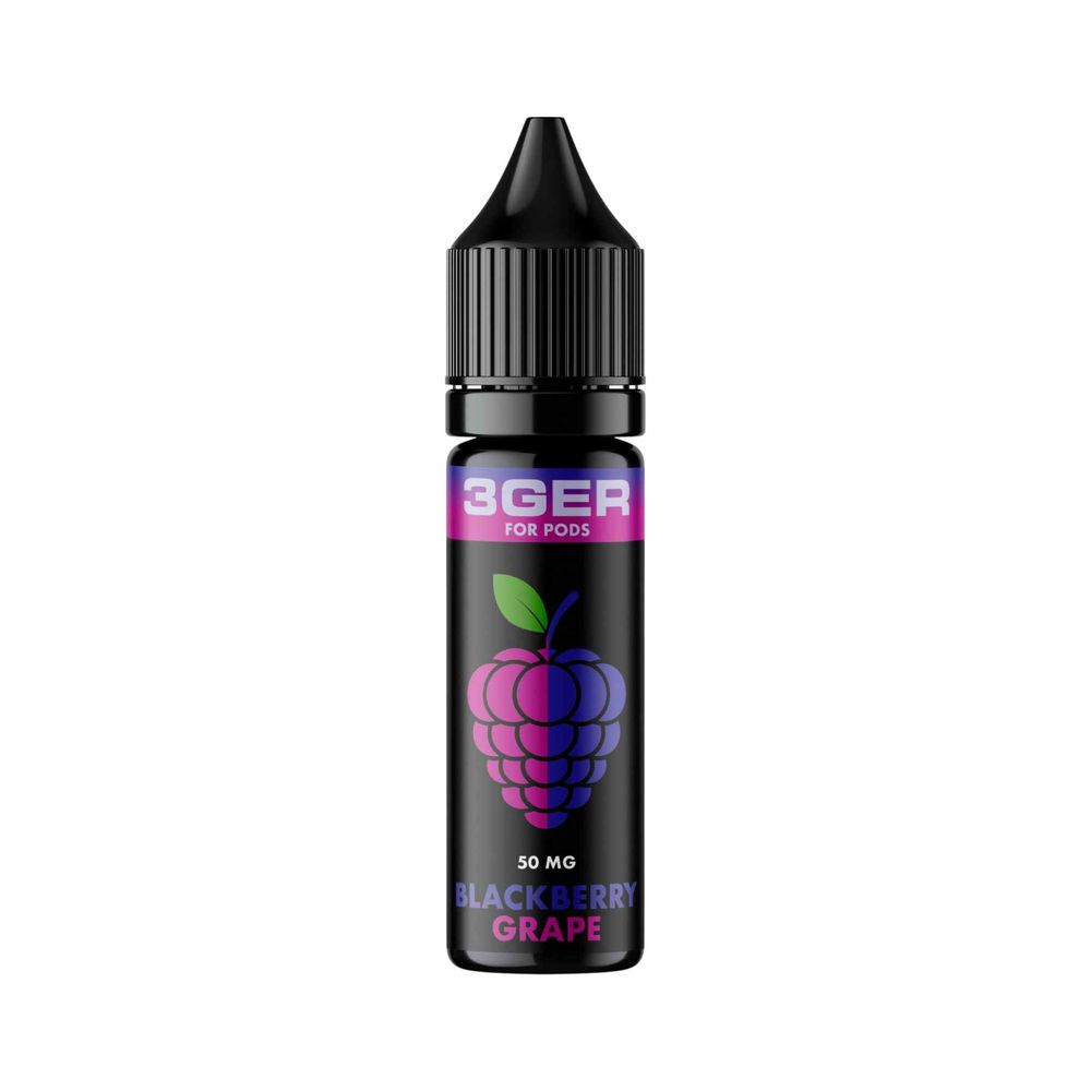 Солевая жидкость 3GER 15ml 50mg – Blackberry Grape