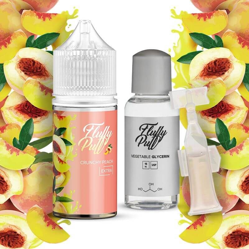 Набор Fluffy Puff 30ml 50mg – Crunchy Peach