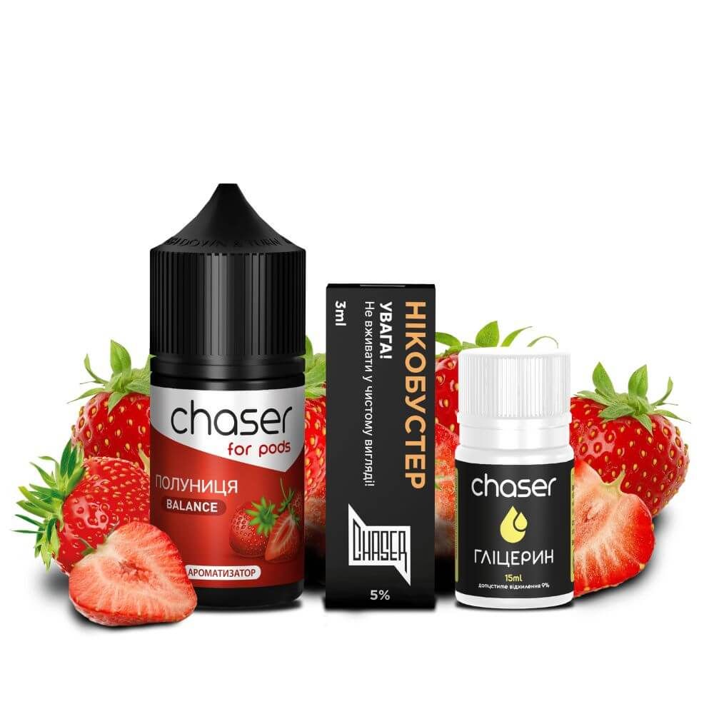 Набор Chaser For Pods 30ml – Клубника