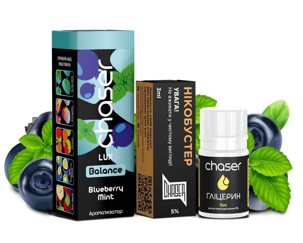 Набор Chaser Lux 30ml – Blueberry Mint