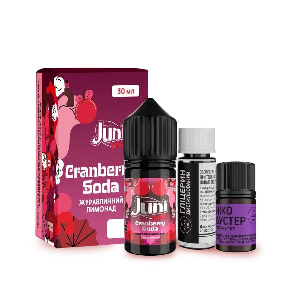 Набір JUNI Mix 30ml – Cranberry Soda