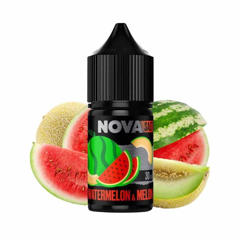 Солевая жидкость Nova 30ml 65mg – Watermelon Melon фото Солевая жидкость Nova 30ml 65mg – Watermelon Melon
