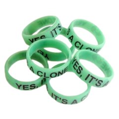 Узкое силиконовое кольцо Vape Band – Green