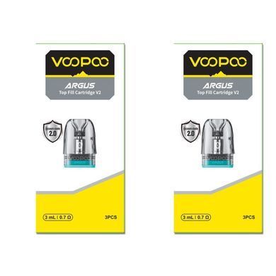 Картридж VOOPOO Argus Series Top Fill – 0.7 ОМ (Оригінал) фото Картридж VOOPOO Argus Series – (Оригинал) - галерея