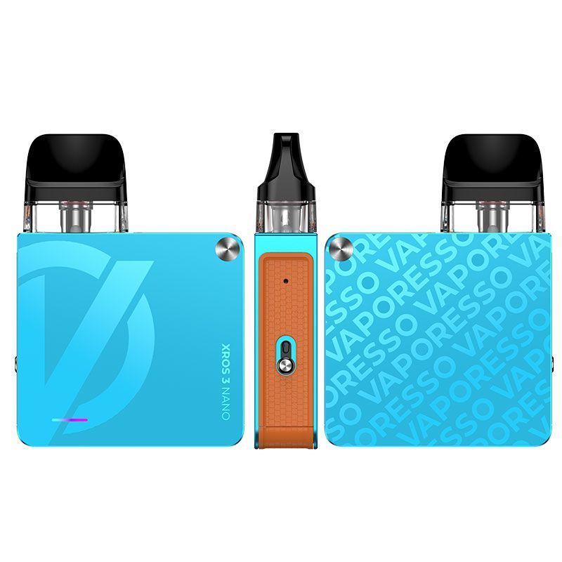 Vaporesso XROS 3 Nano 1000mAh 2ml – Bondi Blue фото Стартовый набор Vaporesso XROS 3 Nano – Bondi Blue