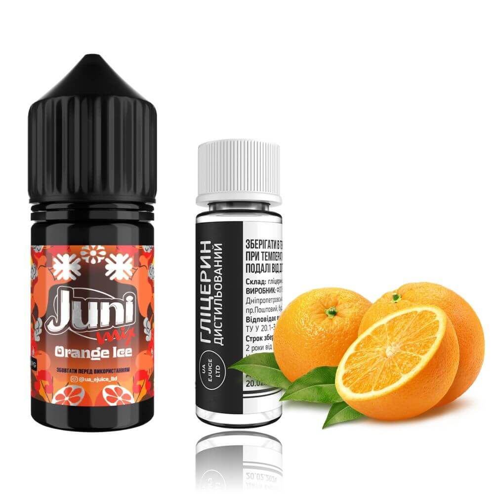 Набор JUNI Mix 30ml 0mg – Orange ICE