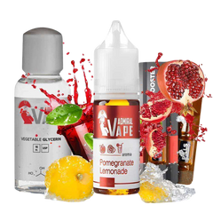 Солевая жидкость Адмирал Вейп набор 15ml 50mg – Pomergranate Lemonade