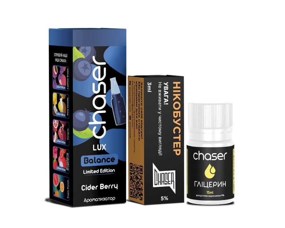 Набір Chaser Lux 30ml &ndash; Cider Berry