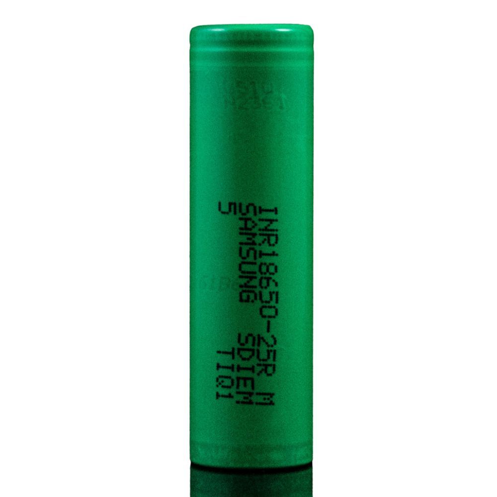 Аккумулятор 18650 Samsung 25R – 2500 mAh, 20A