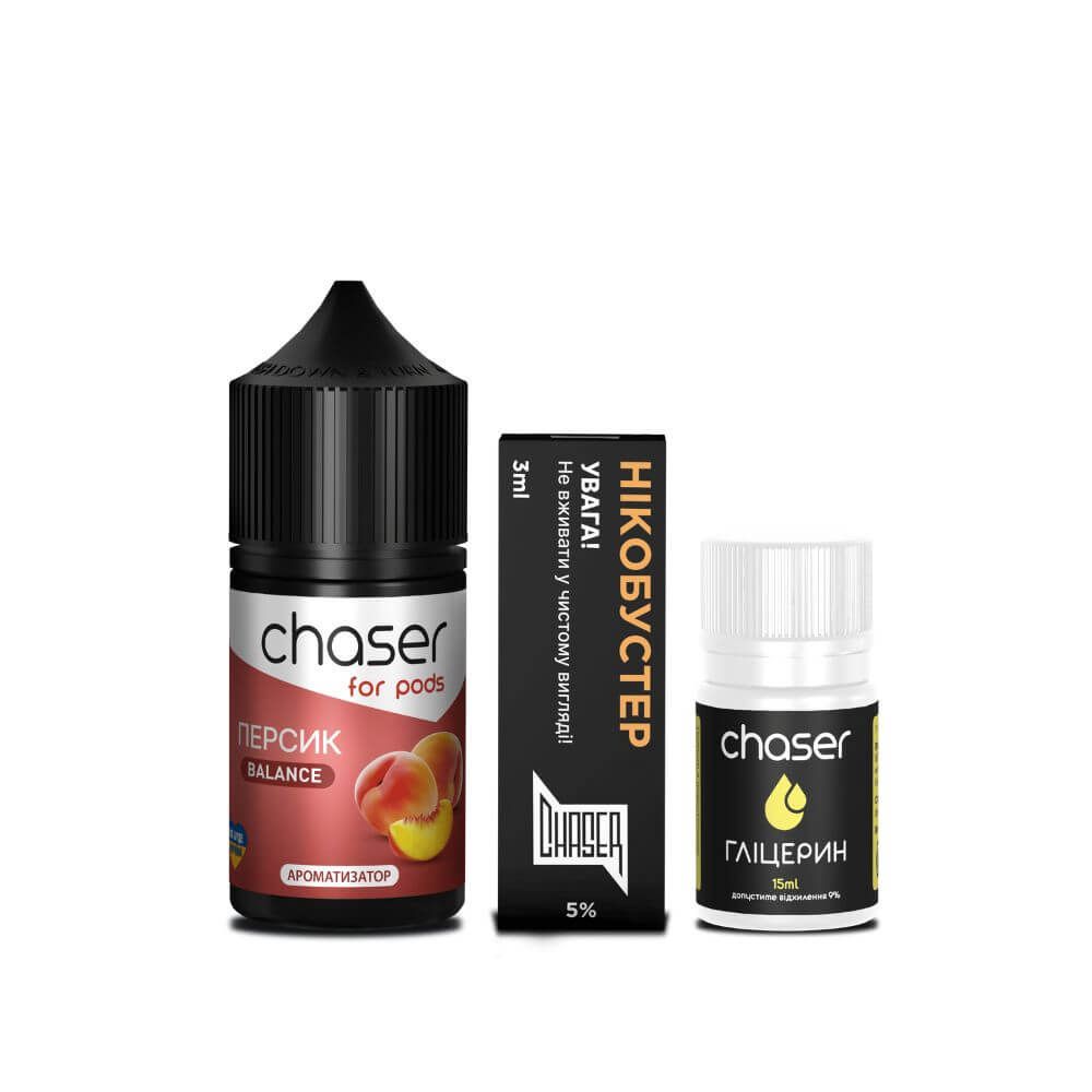 Набір Chaser For Pods 30ml – Персик