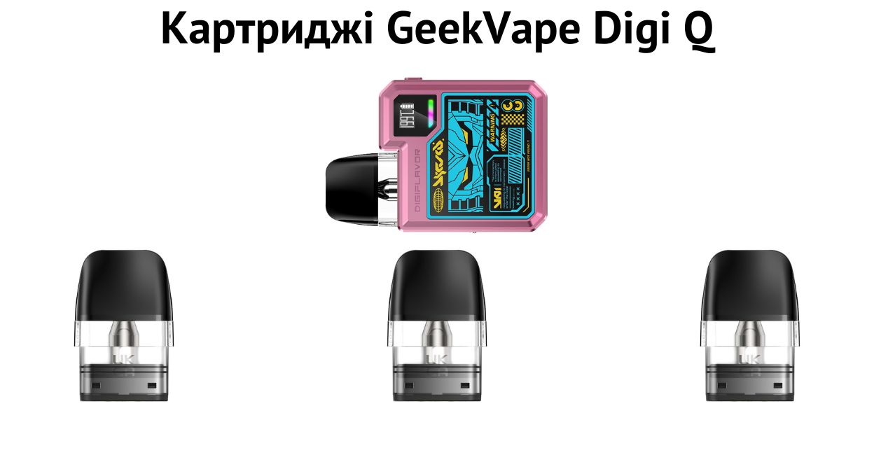 Зустрічайте картридж Geekvape Digi Q.