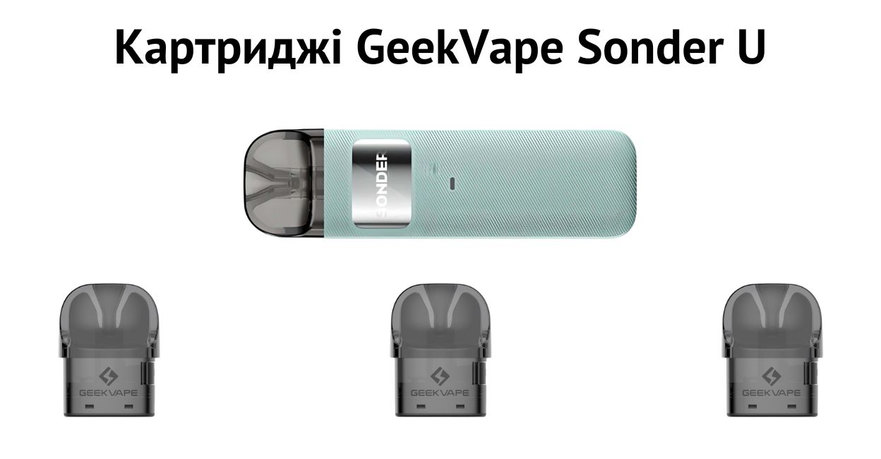 Зустрічайте картридж Geekvape Sonder U.