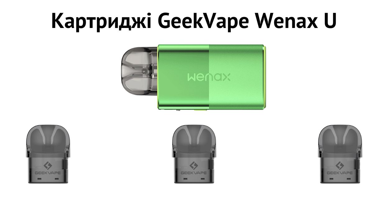 Зустрічайте картридж Geekvape Wenax U.