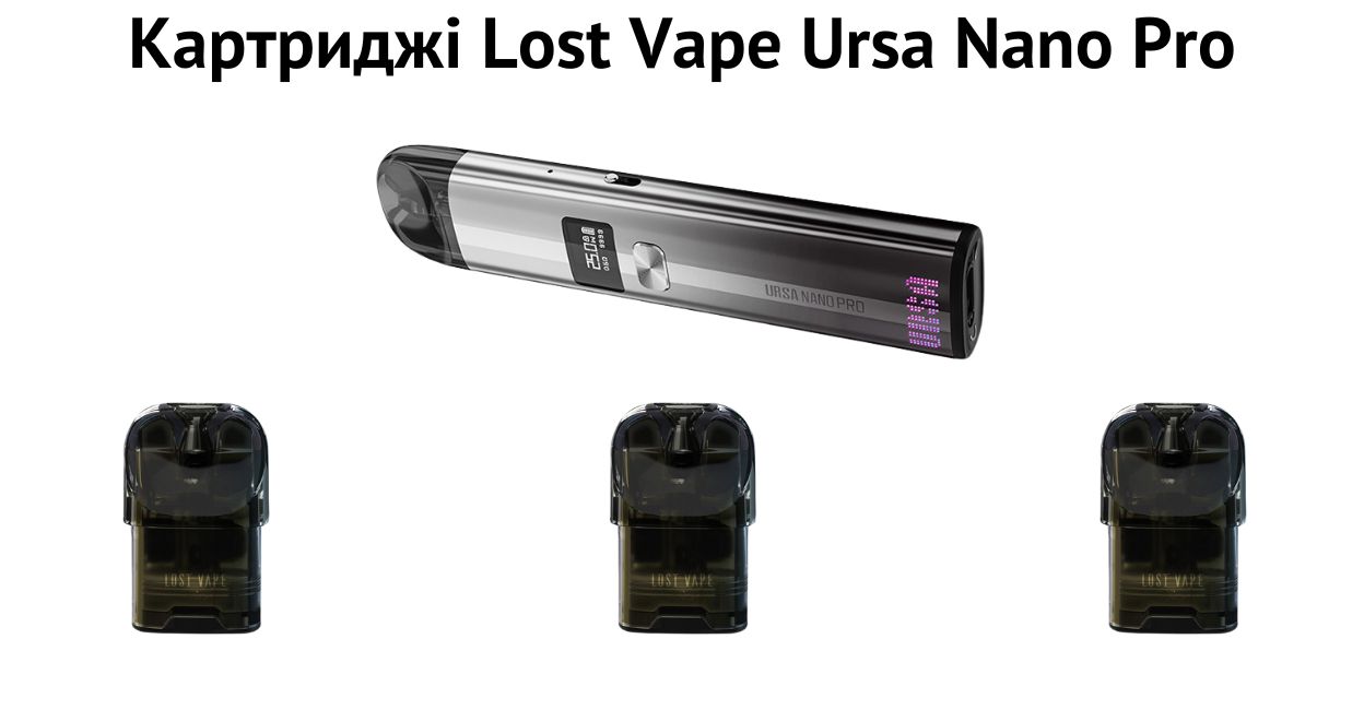 Зустрічайте картридж Lost Vape Ursa Nano Pro.