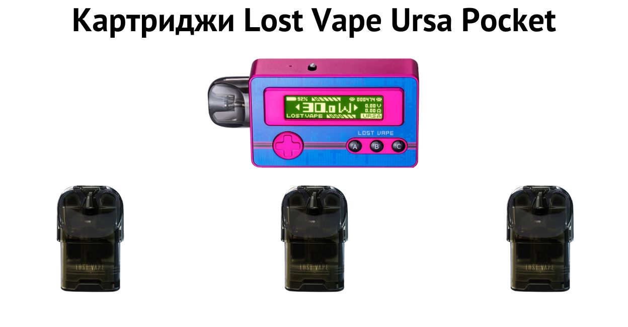 Встречайте картридж Lost Vape Ursa Pocket.