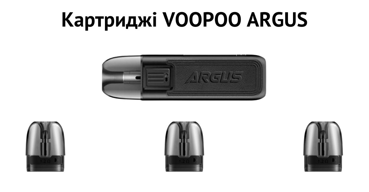 Зустрічайте картридж Voopoo Argus Pod.