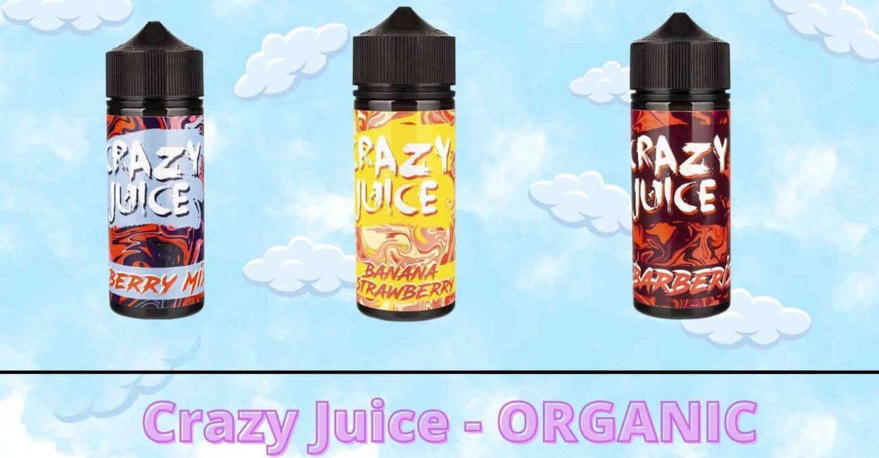 Зустрічайте органічну рідину Crazy Juice 120ml.