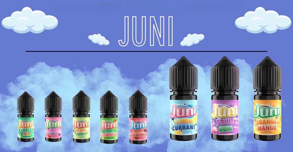 Зустрічайте рідини JUNI Salt 30ml.