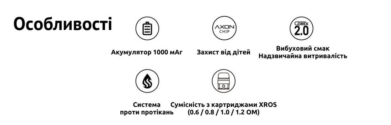 Особливості Vaporesso XROS 3 R: COREX 2.0, SSS Tech і картриджі XROS